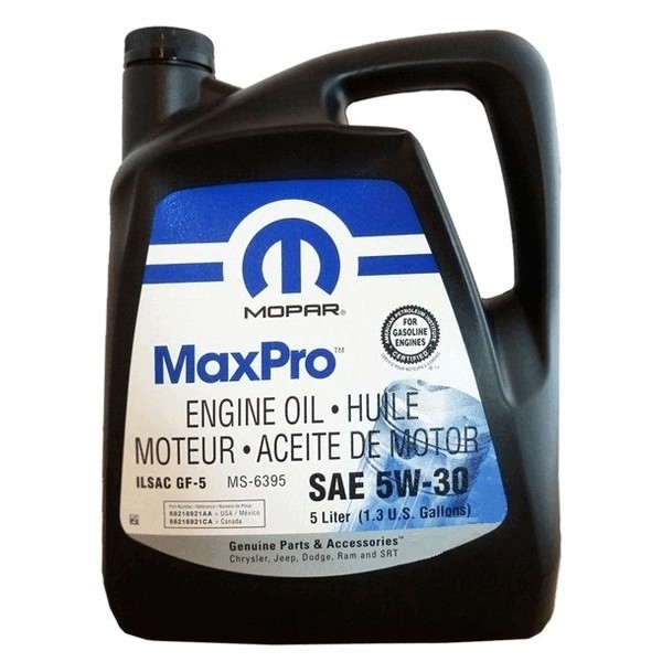 Моторное масло MOPAR MaxPro SAE 5w30, 5л